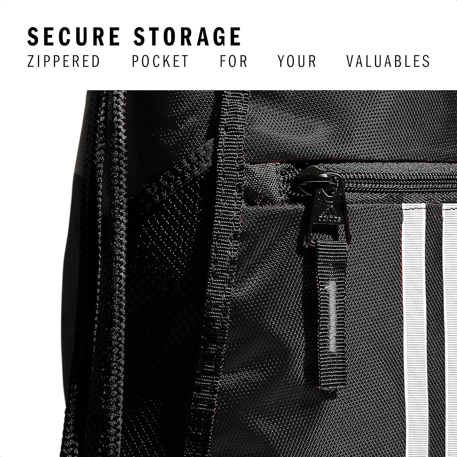 imageadidas Alliance Sackpack Drawstring Backpack Lightweight Small Gym Bag for Women and Men BlackGold MetallicBlack One SizeBlack