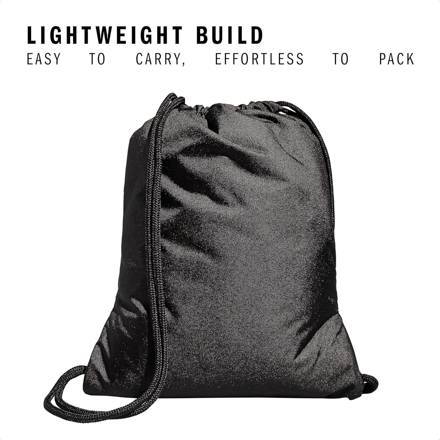 imageadidas Alliance Sackpack Drawstring Backpack Lightweight Small Gym Bag for Women and Men BlackGold MetallicBlack One SizeTeam Royal BlueBlue