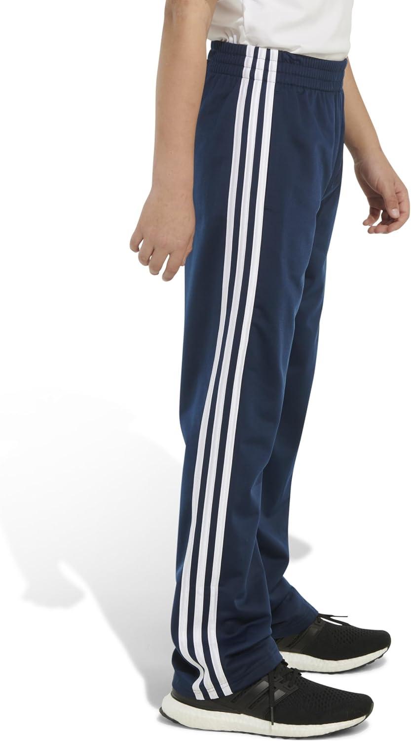 imageadidas Boys Iconic Tricot Athletic PantsIconic Collegiate Navy
