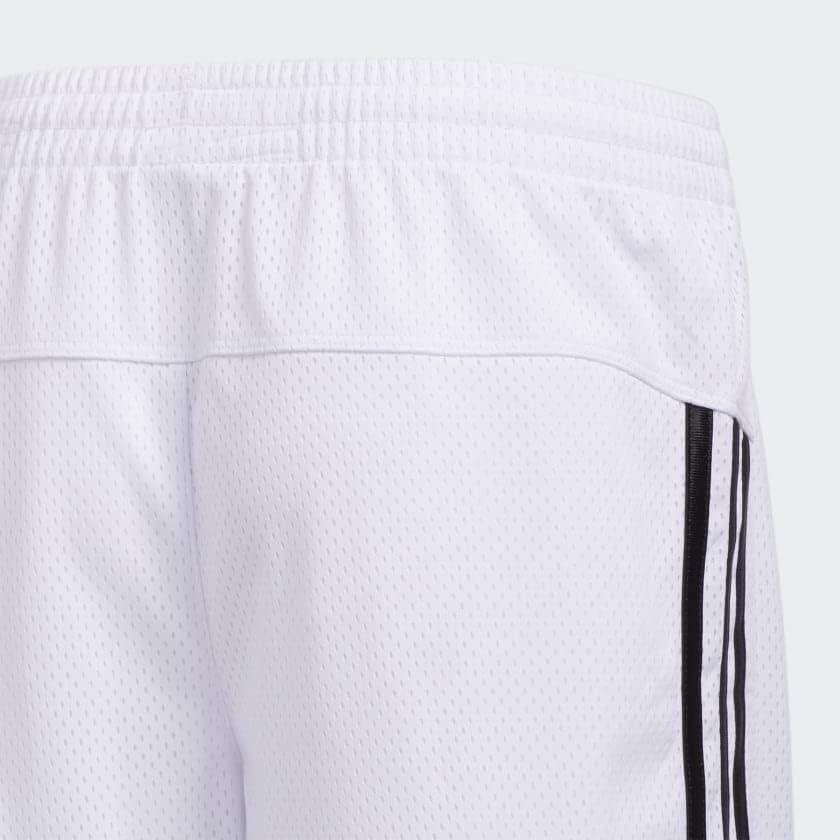 imageadidas Girls Big 5quot Mesh Althletic ShortWhite
