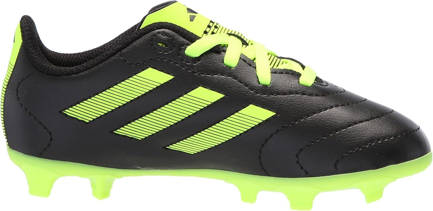 imageadidas Kids Girls Goletto VIII Firm Ground Soccer Cleats Firm Ground  PinkBlackLucid LemonLucid Lemon