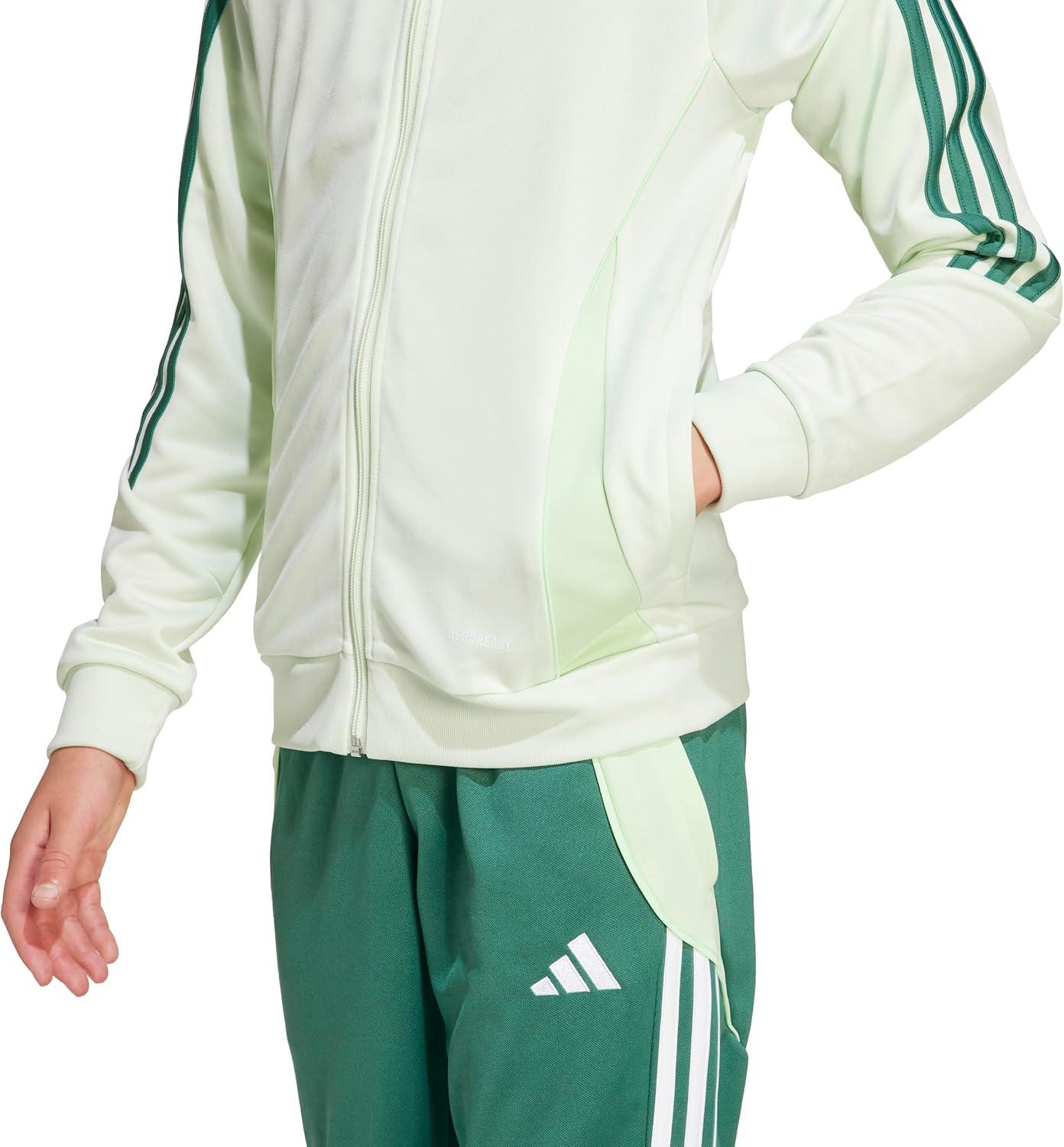 imageadidas Kids Tiro 24 Training JacketGreen MistForest