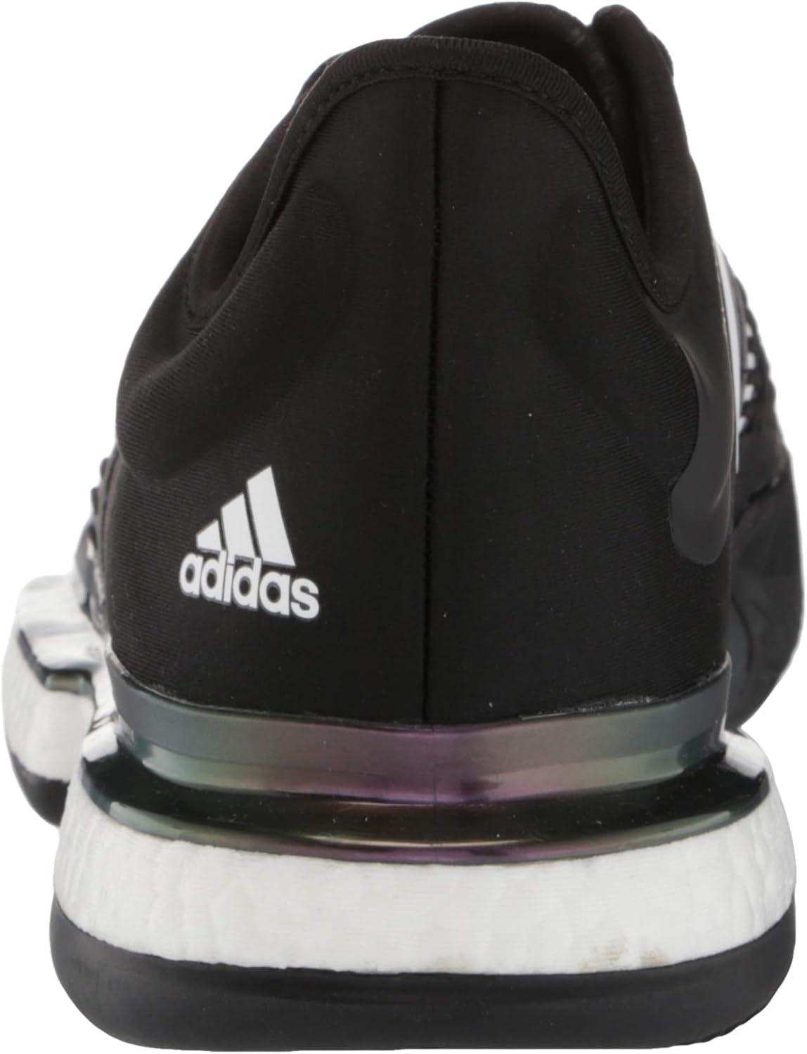 imageadidas Mens Solecourt Clay Primeblue Tennis ShoeBlackWhiteGrey