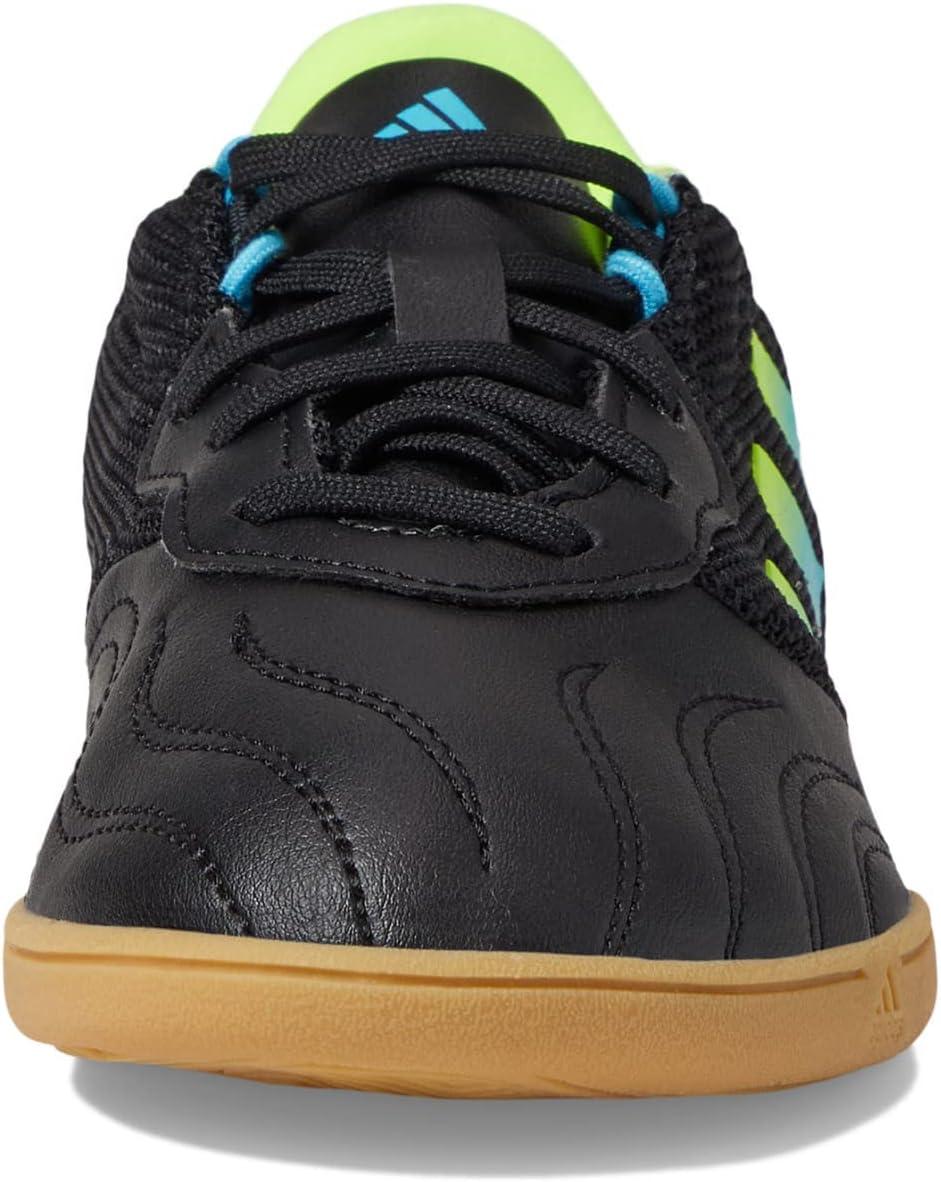 imageadidas UnisexChild Copa Sense3 Indoor Sala Soccer ShoeBlackBright CyanTeam Solar Yellow