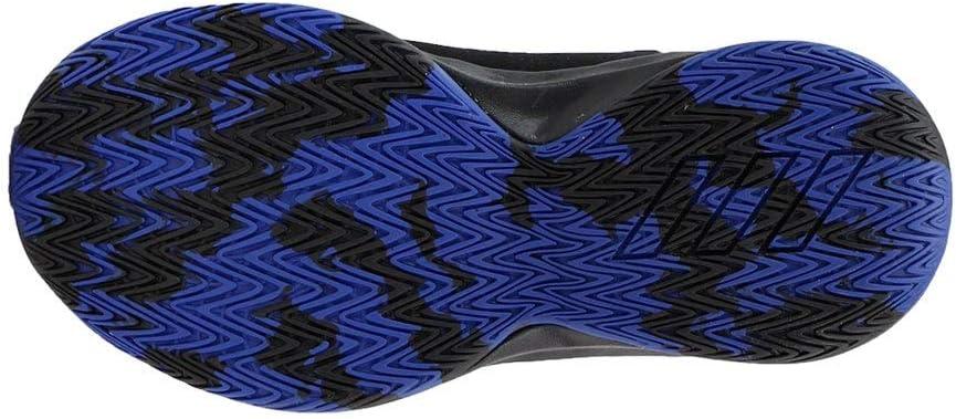 imageadidas UnisexChild Cross Em Up 5 Basketball ShoeBlackRoyalBlack
