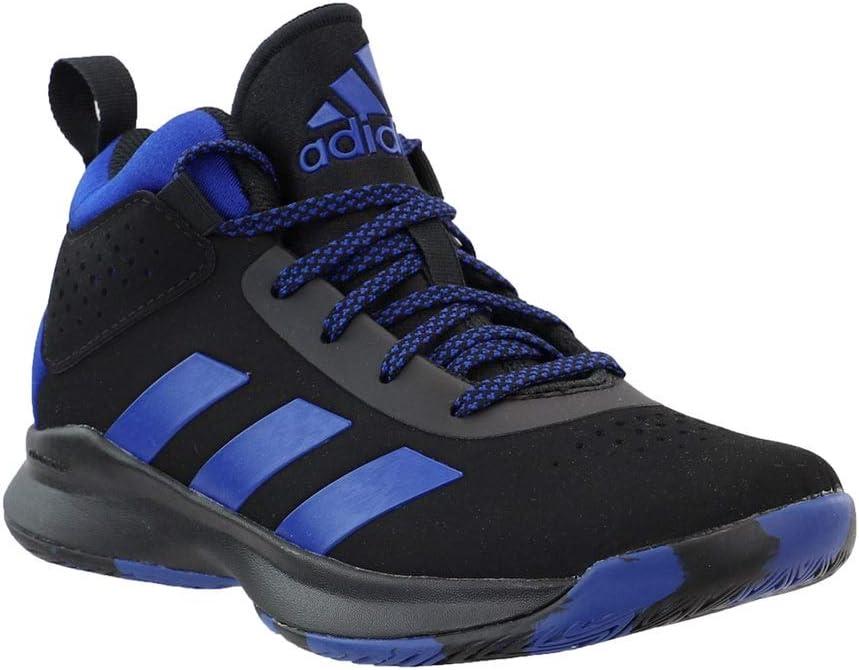 imageadidas UnisexChild Cross Em Up 5 Basketball ShoeBlackRoyalBlack