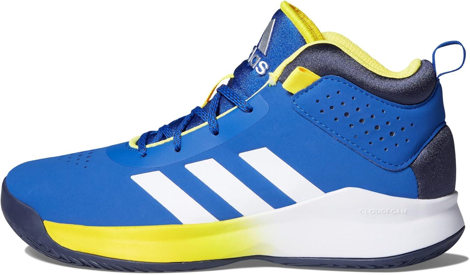 imageadidas UnisexChild Cross Em Up 5 Basketball ShoeTeam Royal BlueWhiteShadow Navy