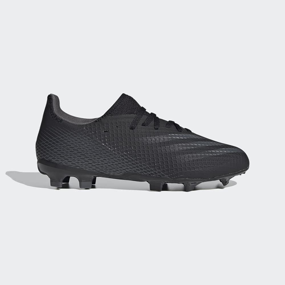 imageadidas UnisexChild X Ghosted3 Soccer ShoeBlackGreyBlackfirm Ground