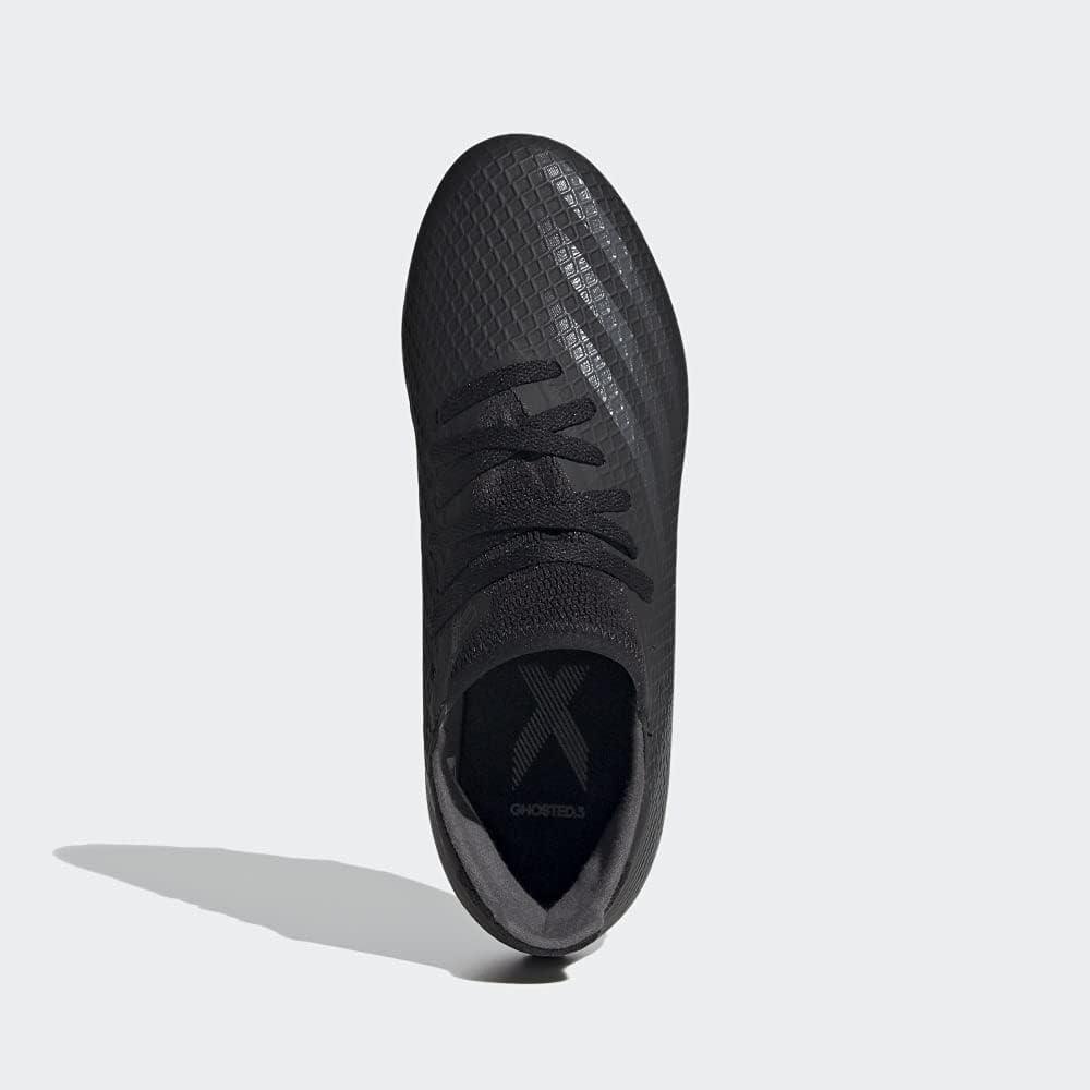 imageadidas UnisexChild X Ghosted3 Soccer ShoeBlackGreyBlackfirm Ground
