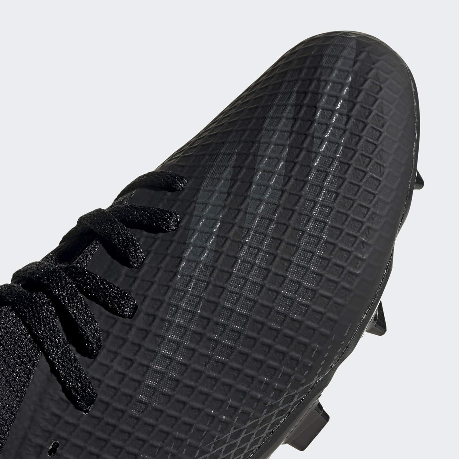 imageadidas UnisexChild X Ghosted3 Soccer ShoeBlackGreyBlackfirm Ground
