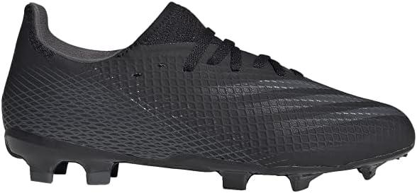imageadidas UnisexChild X Ghosted3 Soccer ShoeBlackGreyBlackfirm Ground