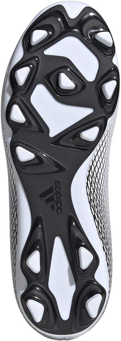 imageadidas UnisexChild X Ghosted3 Soccer ShoeWhiteBlackSilver