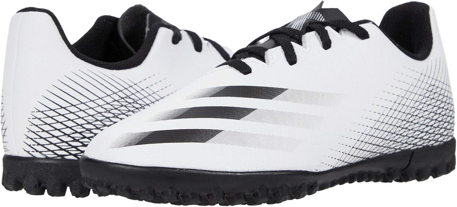 imageadidas UnisexChild X Ghosted3 Soccer ShoeWhiteBlackSilver