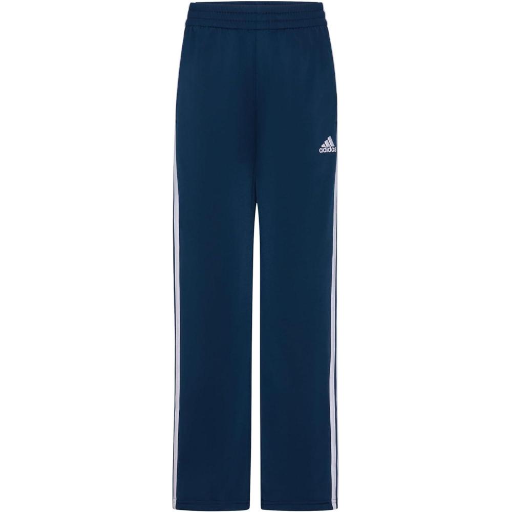 imageadidas Boys Iconic Tricot Athletic PantsIconic Collegiate Navy
