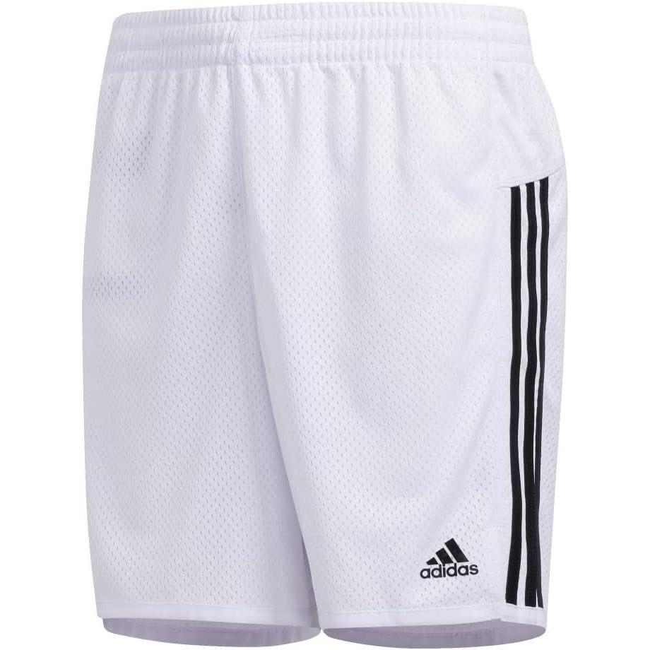 imageadidas Girls Big 5quot Mesh Althletic ShortWhite