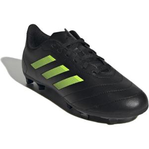 adidas Kids Girls Goletto VIII Firm Ground Soccer Cleats Firm Ground – Pink(Black/Lucid Lemon/Black)