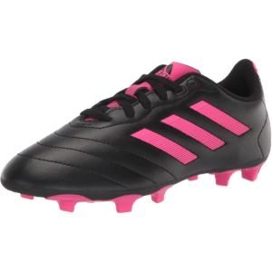 adidas Kids Girls Goletto VIII Firm Ground Soccer Cleats Firm Ground – Pink(Black/Team Shock Pink/Black)