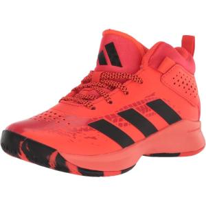 adidas Unisex-Child Cross Em Up 5 Wide Basketball Shoe(Solar Red/Black/Bright Red)