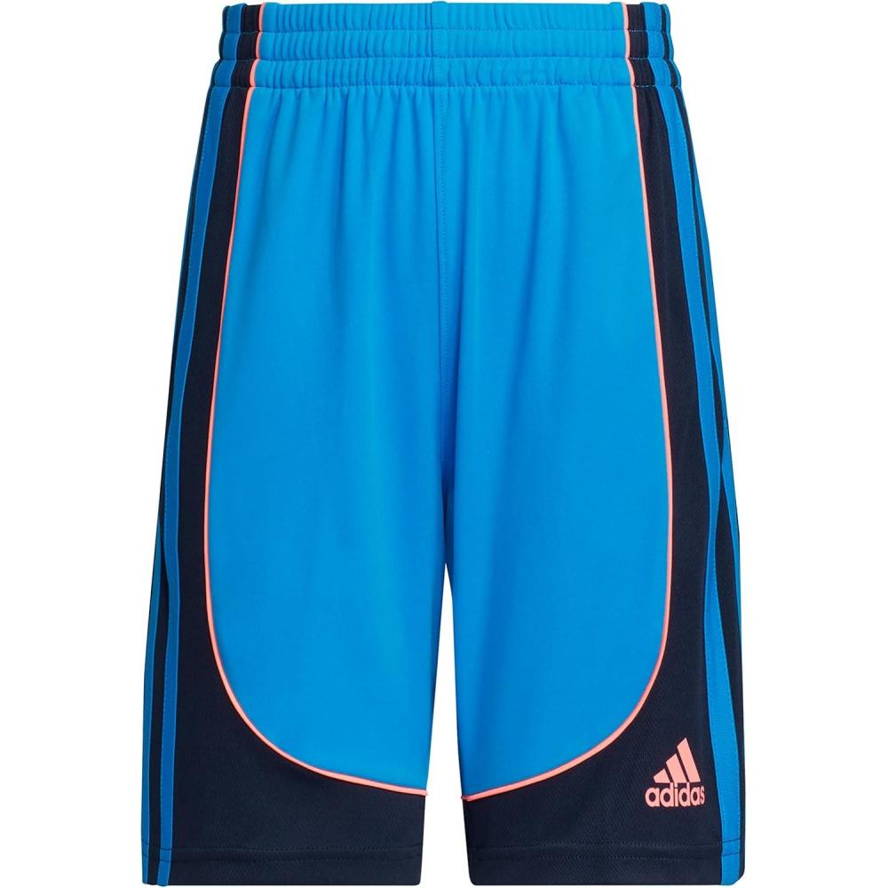 imageadidas Boys Aeroready Elastic Waistband Basketball Creator ShortBlue Rush