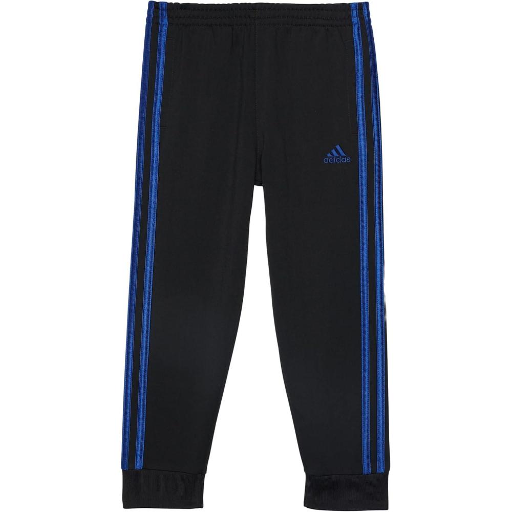 imageadidas Boys Iconic Tricot Jogger Training PantsBlack With Collegiate Royal