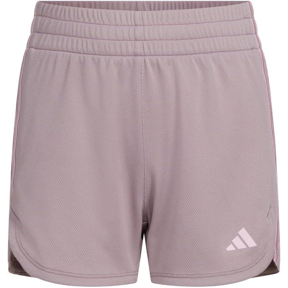imageadidas Girls 3Stripes Mesh ShortsPreloved Fig