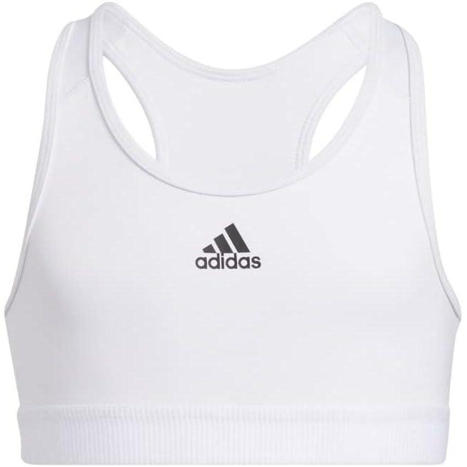 imageadidas Girls Aeroready Techfit Sports BraWhite