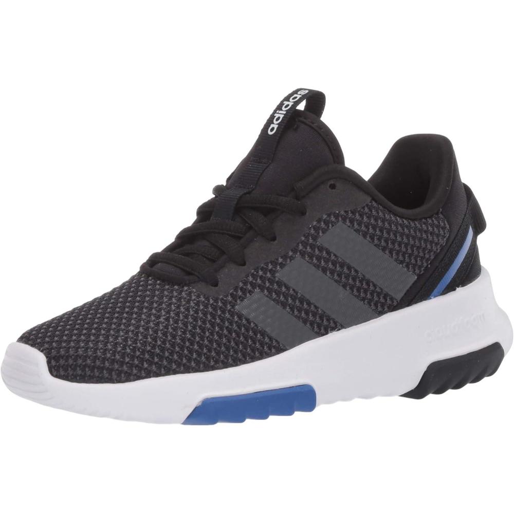 imageadidas Girls Racer TR21 Tennis SneakersBlackGreyRoyal Blue