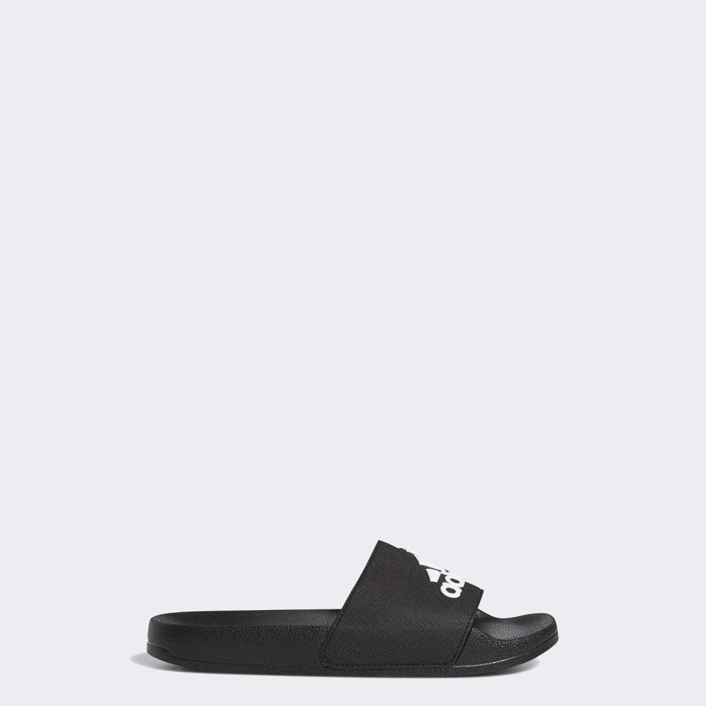 imageadidas Kids Adilette Shower SlideBlackWhiteBlack