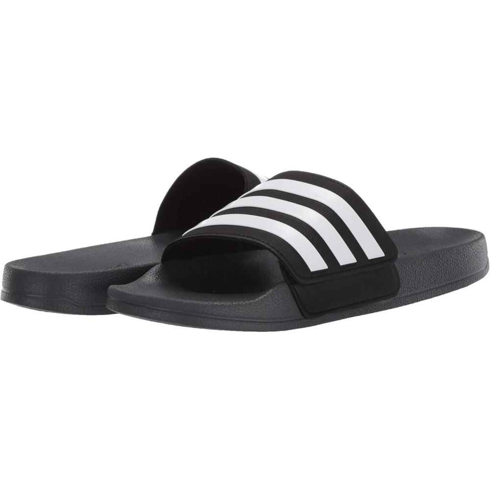 imageadidas Kids Adilette Shower SlideGreyWhiteCore Black