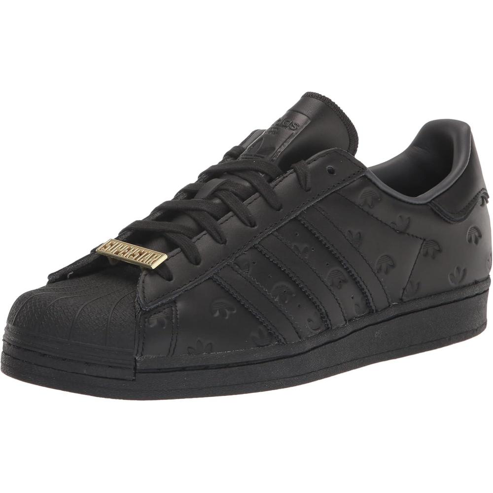 imageadidas Mens Superstar ShoeBlackBlackCarbon