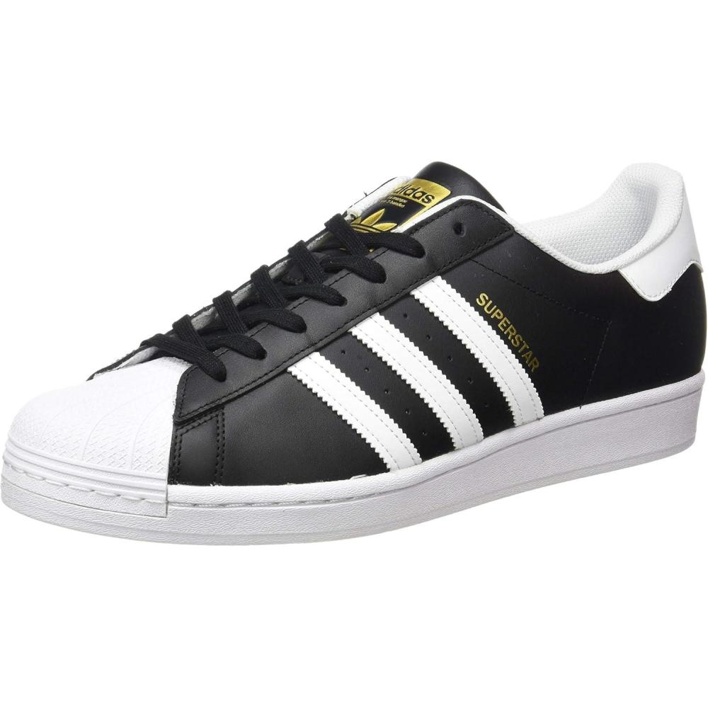imageadidas Mens Superstar ShoeCore Black White Gold Met