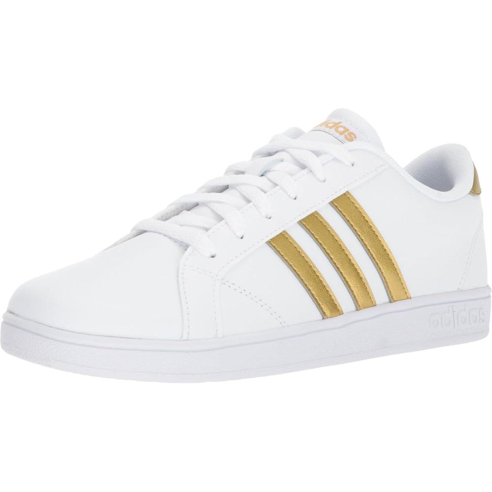 imageadidas NEO Advantage VS K Sneaker Little KidBig KidWhiteMatte GoldBlack