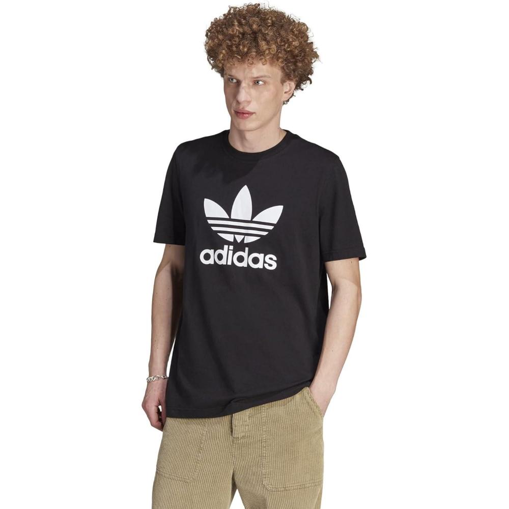 imageadidas Originals Mens Adicolor Classics Trefoil TShirtBlackWhite