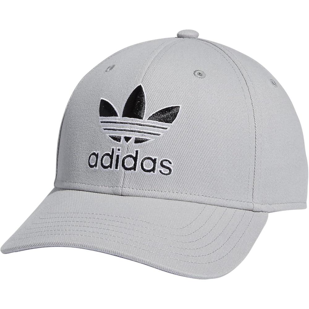 imageadidas Originals Mens Icon 20 Structured Precurve Snapback CapStone GreyBlackWhite