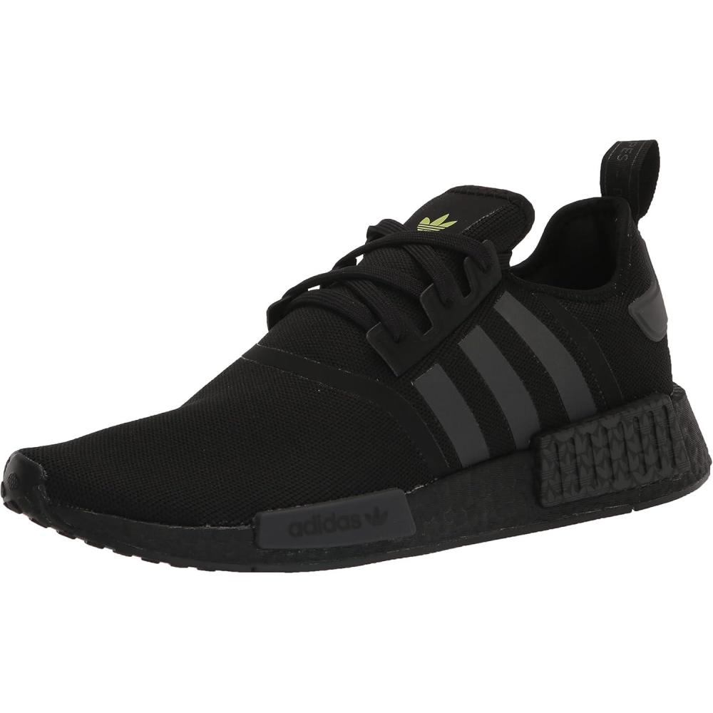 imageadidas Originals Mens NMDr1 SneakerBlackGreySolar Yellow