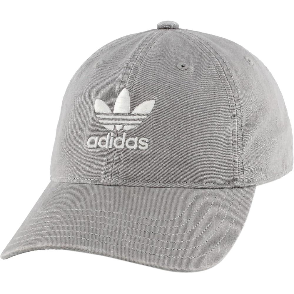 imageadidas Originals Mens Originals Relaxed Plus StrapbackStone GreyWhite