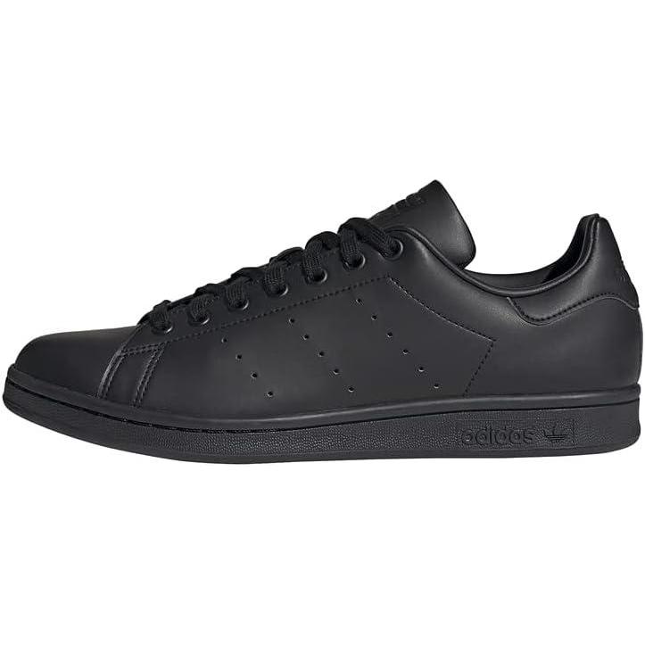 imageadidas Originals Mens Stan Smith SneakerBlackBlackWhite