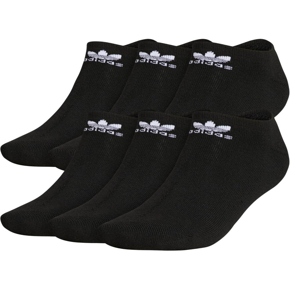 imageadidas Originals Trefoil No Show Socks 6PairBlack
