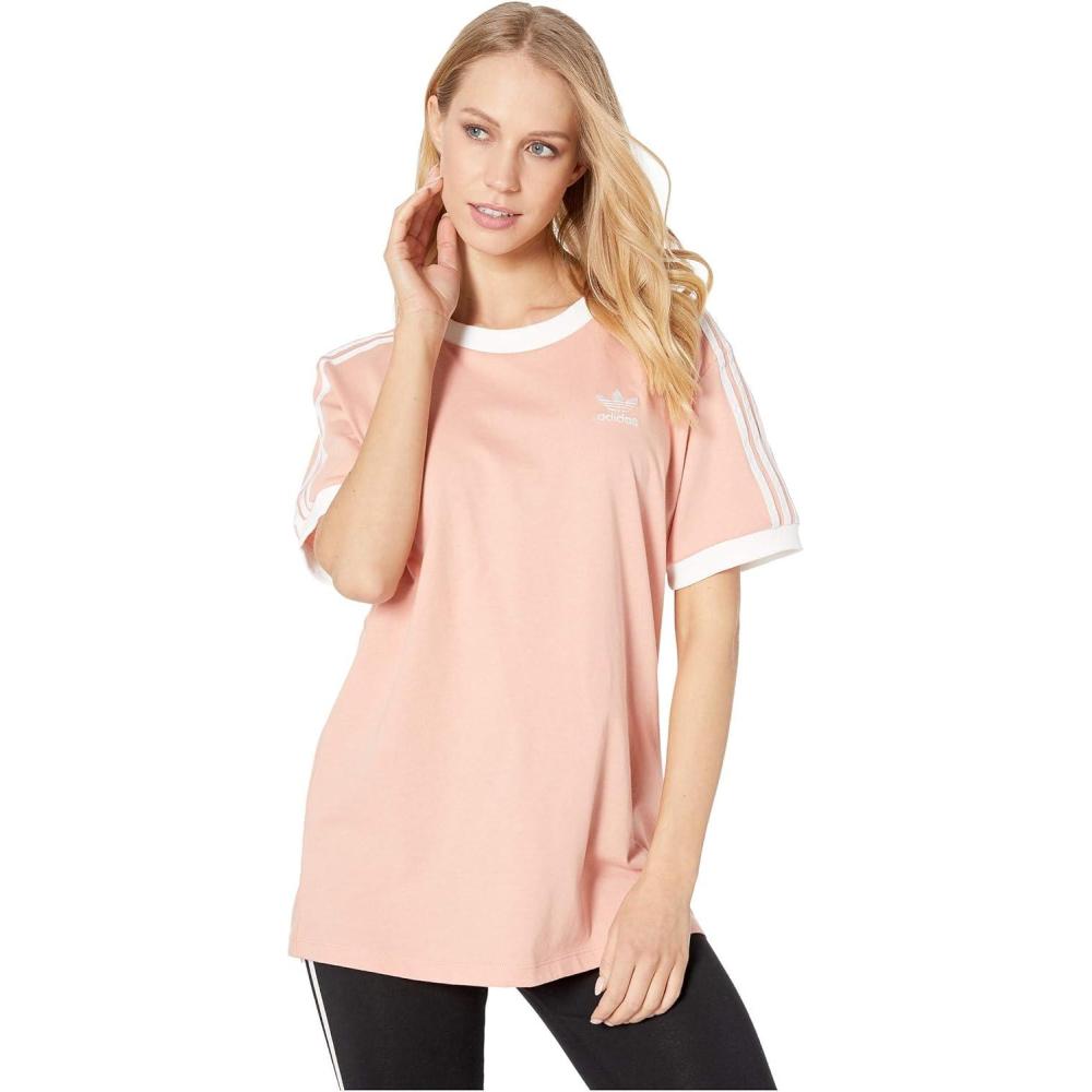 imageadidas Originals Womens 3Stripes TeeDust Pink