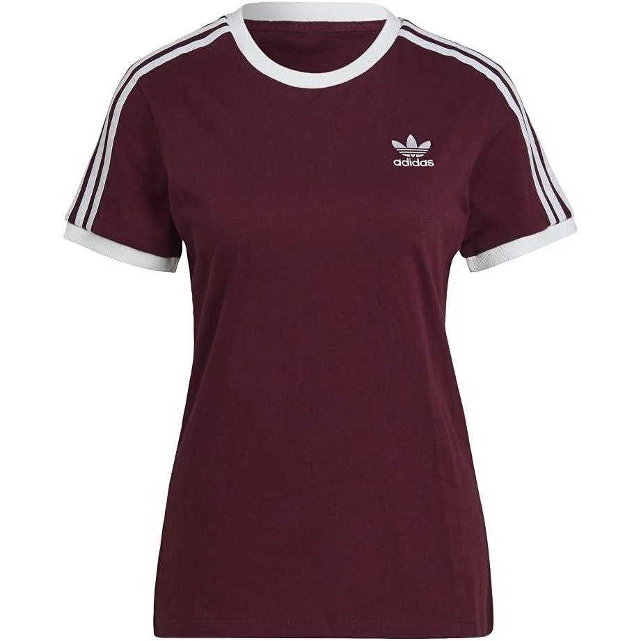 imageadidas Originals Womens 3Stripes TeeVictory Crimson
