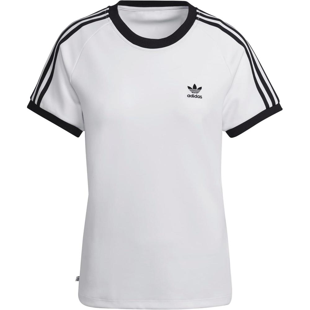 imageadidas Originals Womens 3Stripes TeeWhite