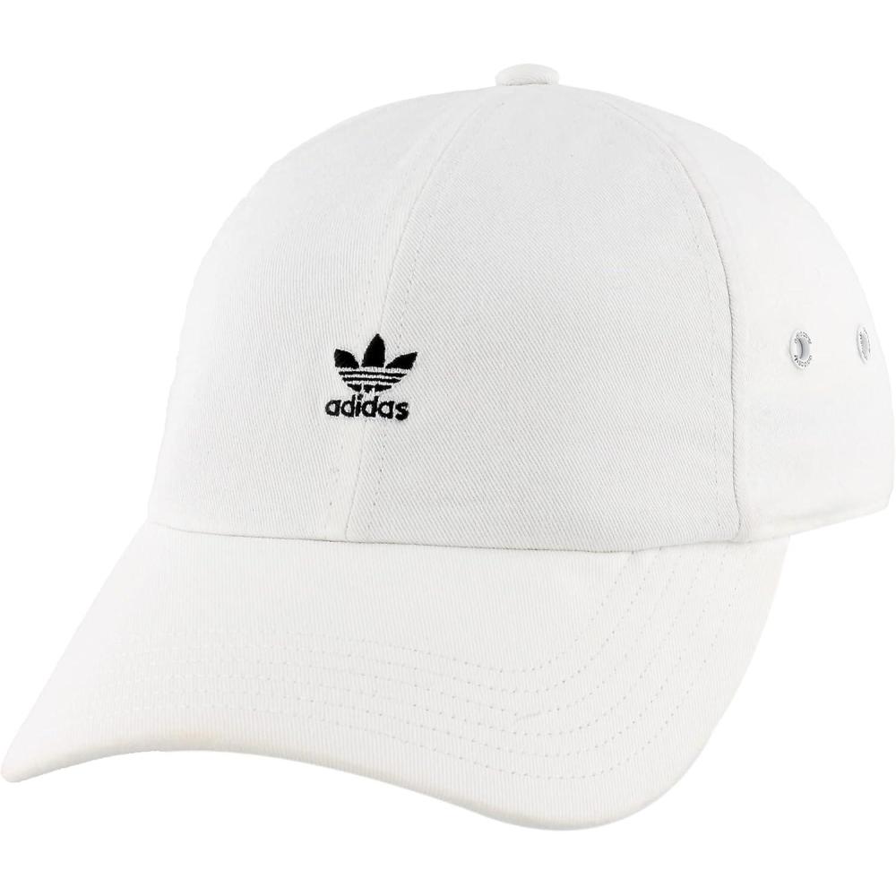 imageadidas Originals Womens Mini Logo Relaxed Adjustable CapWhiteBlack