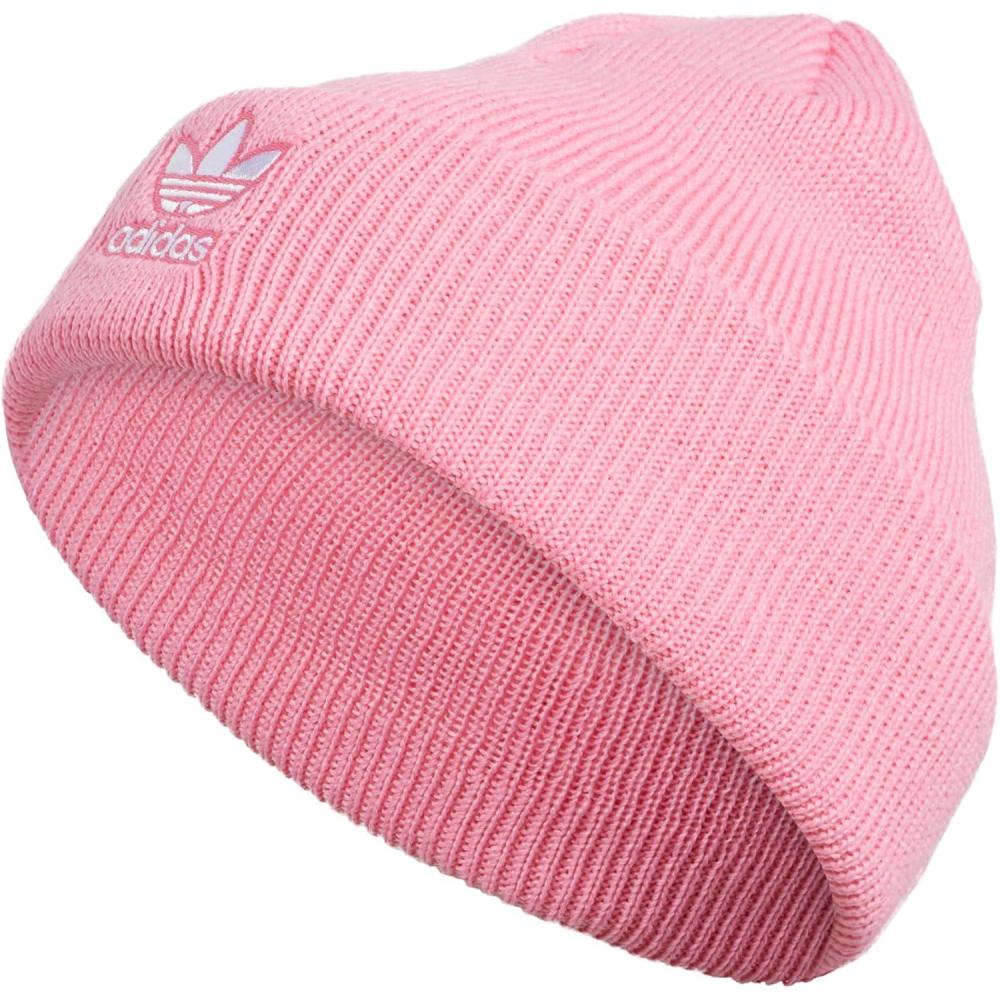 imageadidas Originals Womens Trefoil BeanieBliss PinkWhite