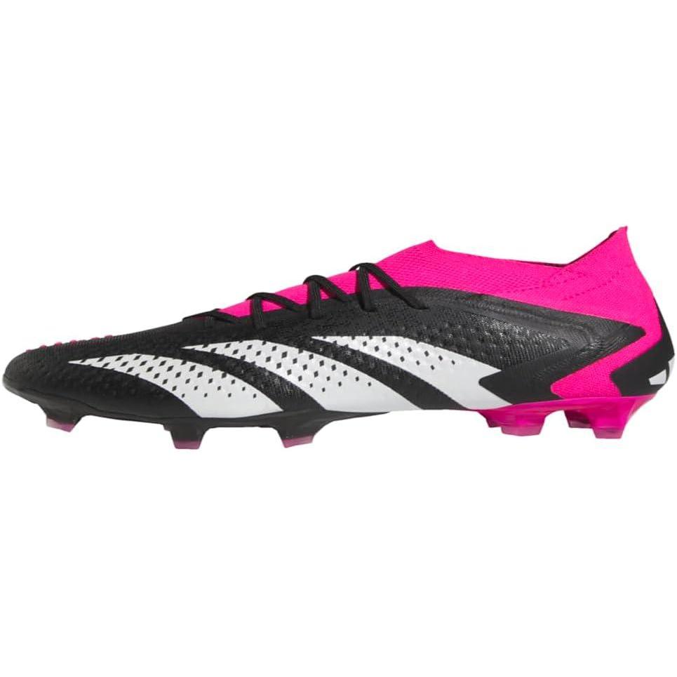 imageadidas Unisex Accuracy3 Low Firm Ground Soccer ShoeCblackFtwwhtTeshpk