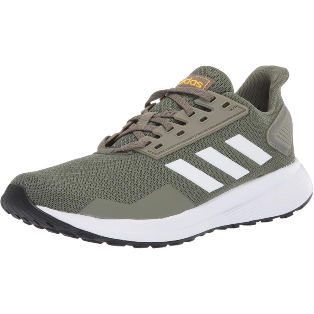 imageadidas Unisex Child Duramo 9 WIDELegacy GreenWhiteEqt Yellow