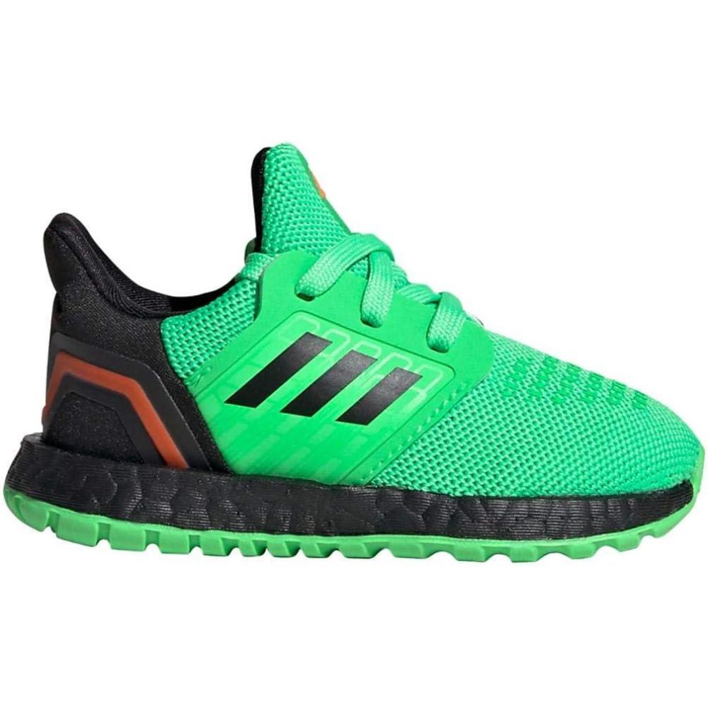 imageadidas UnisexChild Ultraboost 20 Running ShoeShock LimeBlackSolar Orange
