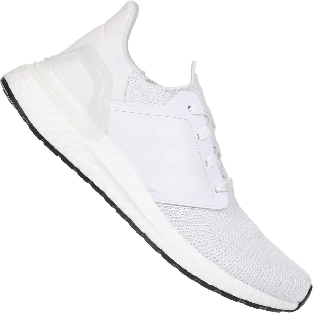 imageadidas UnisexChild Ultraboost 20 Running ShoeWhiteWhiteBlack