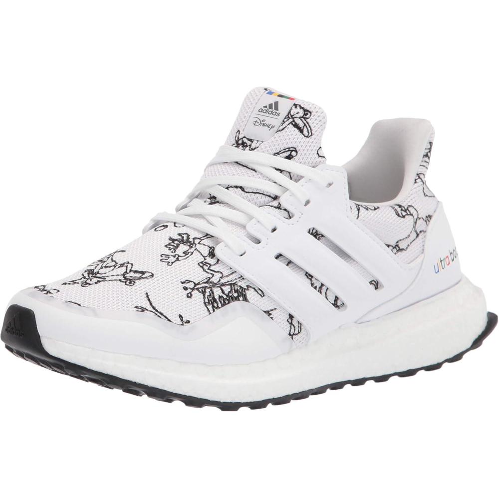 imageadidas UnisexChild Ultraboost 20 Running ShoeWhiteWhiteBlue