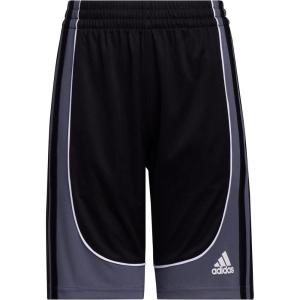adidas Boys’ Aeroready Elastic Waistband Basketball Creator Short(Black)