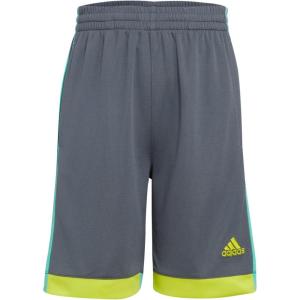 adidas Boys’ Elastic Waistband Winner Short(Grey/Green)